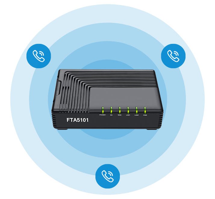 FXS adapter FTA5101 is a stand-alone device