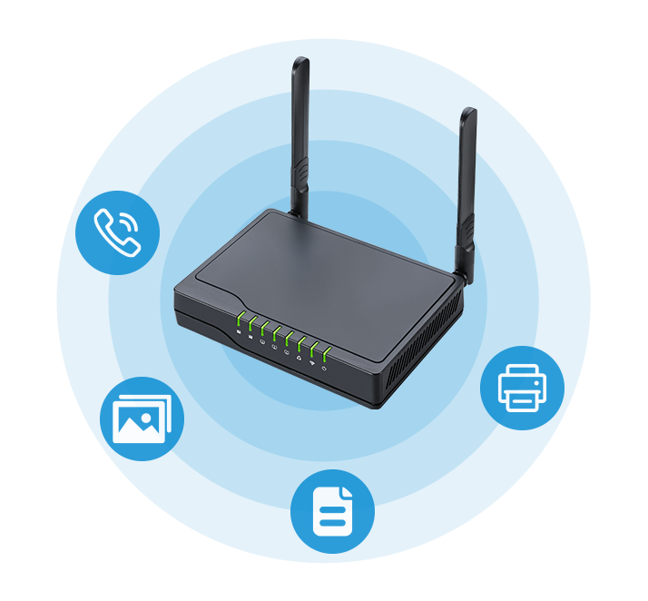 VoIP router FWR8101 comes with one FXS ports VoIP router FWR8101 comes with one FXS ports