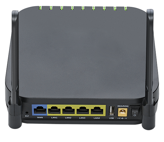 back view of VoIP router FPX9102H