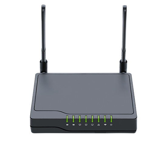Front view of VoIP router FWR8102