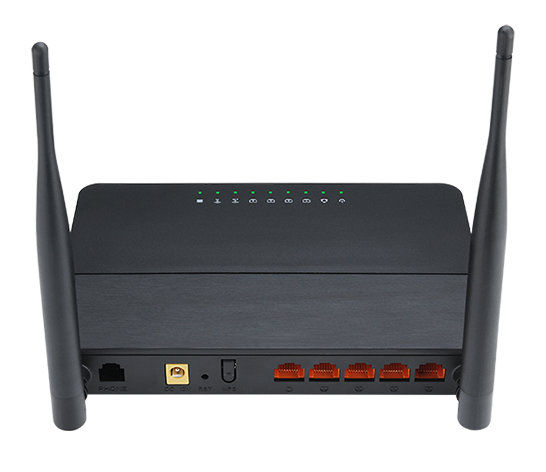 back view of VoIP router FWR9601