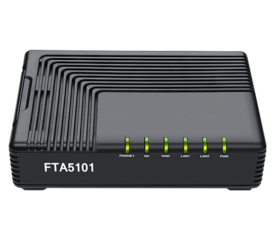 Front view of VoIP adapter FTA5101