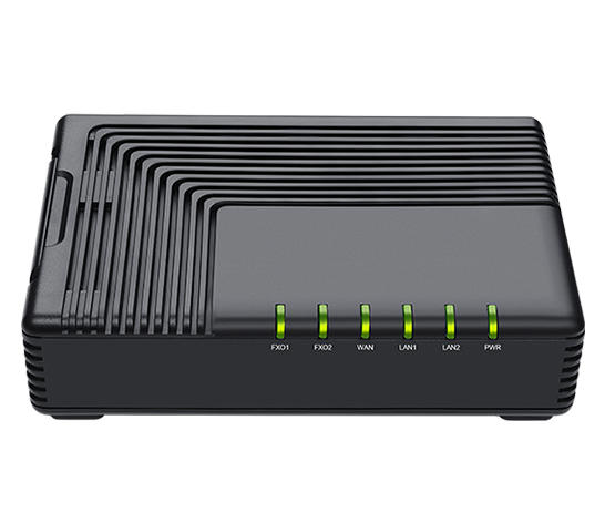 Front view of VoIP adapter FTA5120