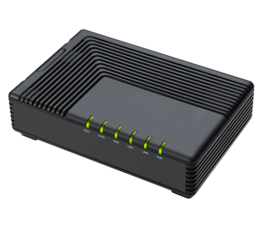 right view of VoIP adapter FTA5120