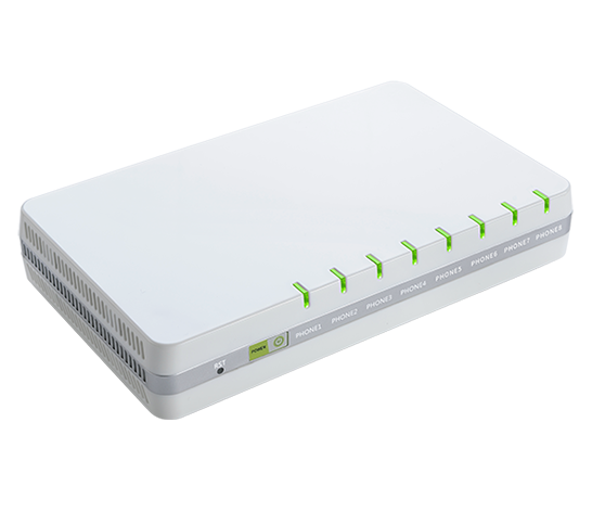 left view of VoIP adapter G508