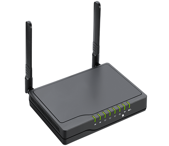 left view of VoIP router FWR7102